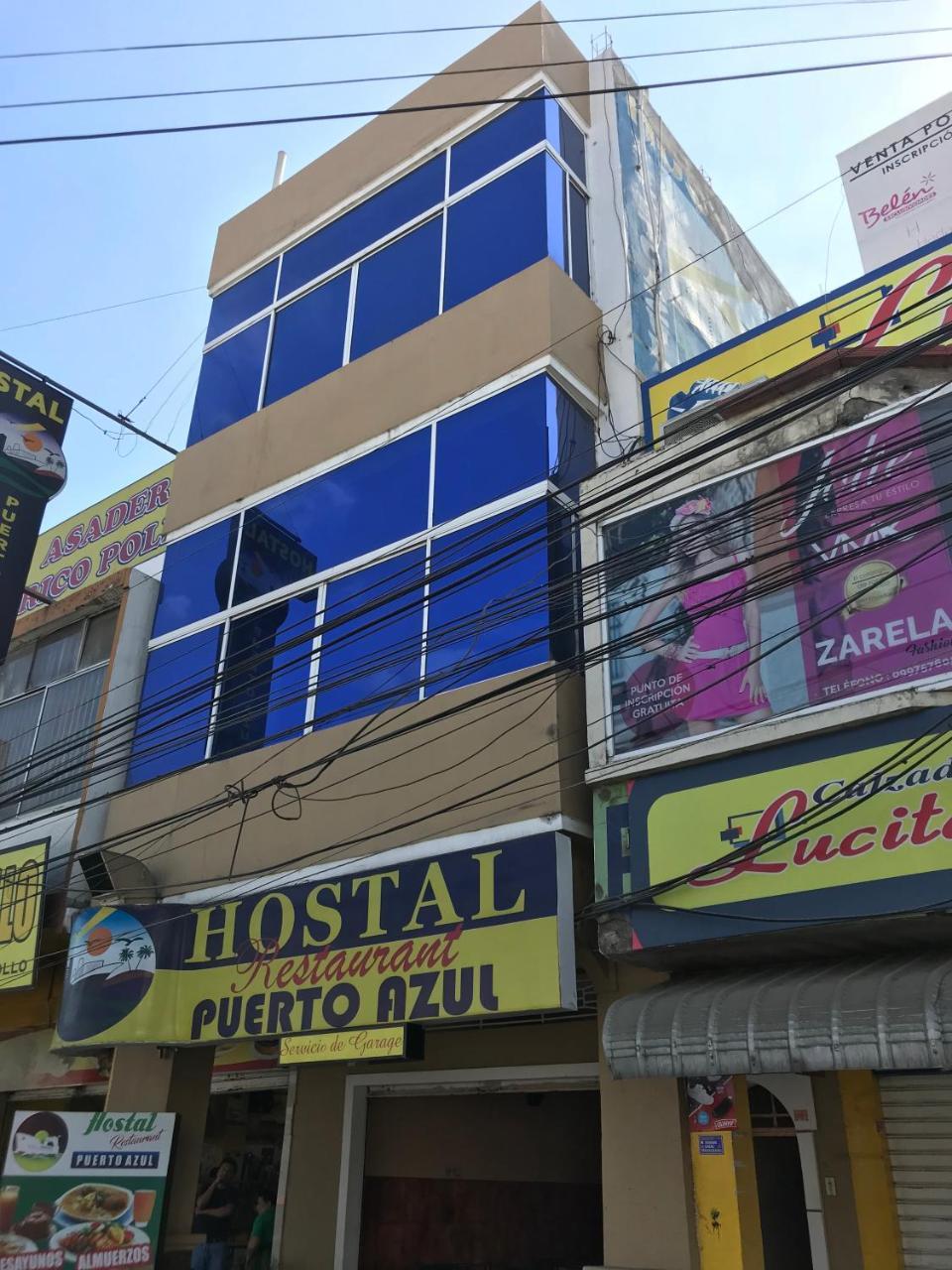 Hostal Puerto Azul Manta Exterior photo